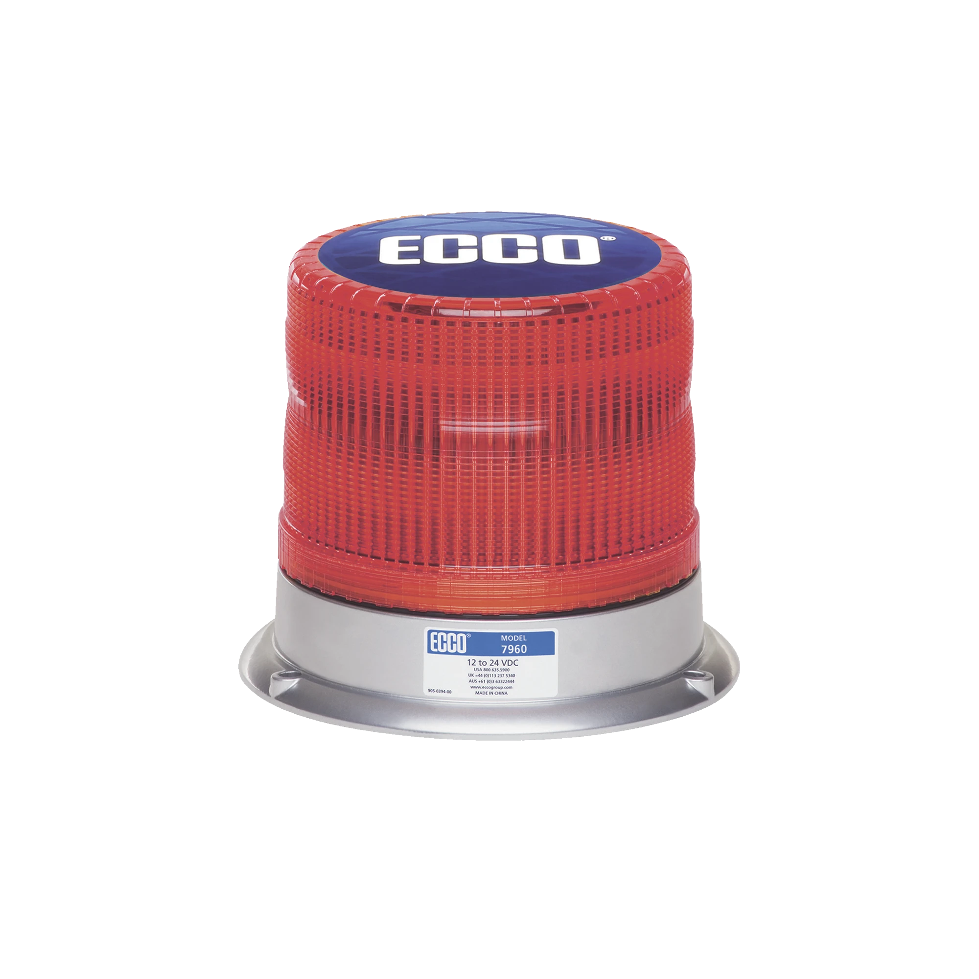 BALIZA LED PULSE® SERIE 7960 SAE CLASE I COLOR ROJO-Estrobos/Giratorias-ECCO-Bsai Seguridad & Controles