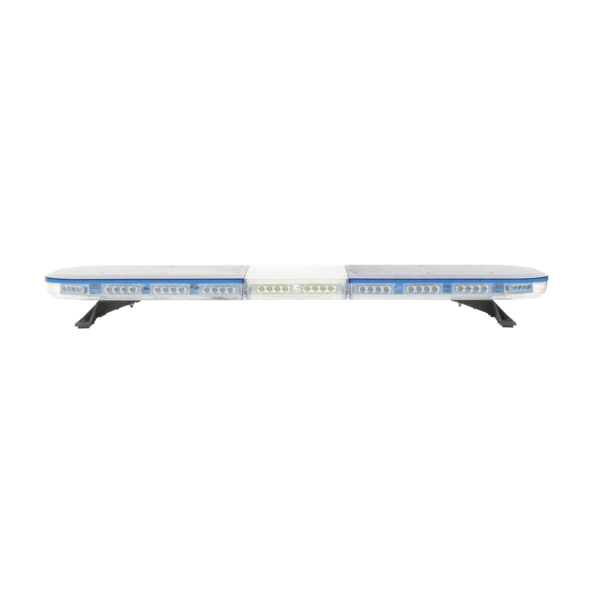 BARRA DE LUCES DE 47 AZUL, 88 LED, CON CONTROL DE TRÁFICO EN COLOR AZUL, IDEAL PARA EQUIPAR UNIDADES DE SEGURIDAD PÚBLICA-Torretas-EPCOM INDUSTRIAL SIGNALING-Bsai Seguridad & Controles