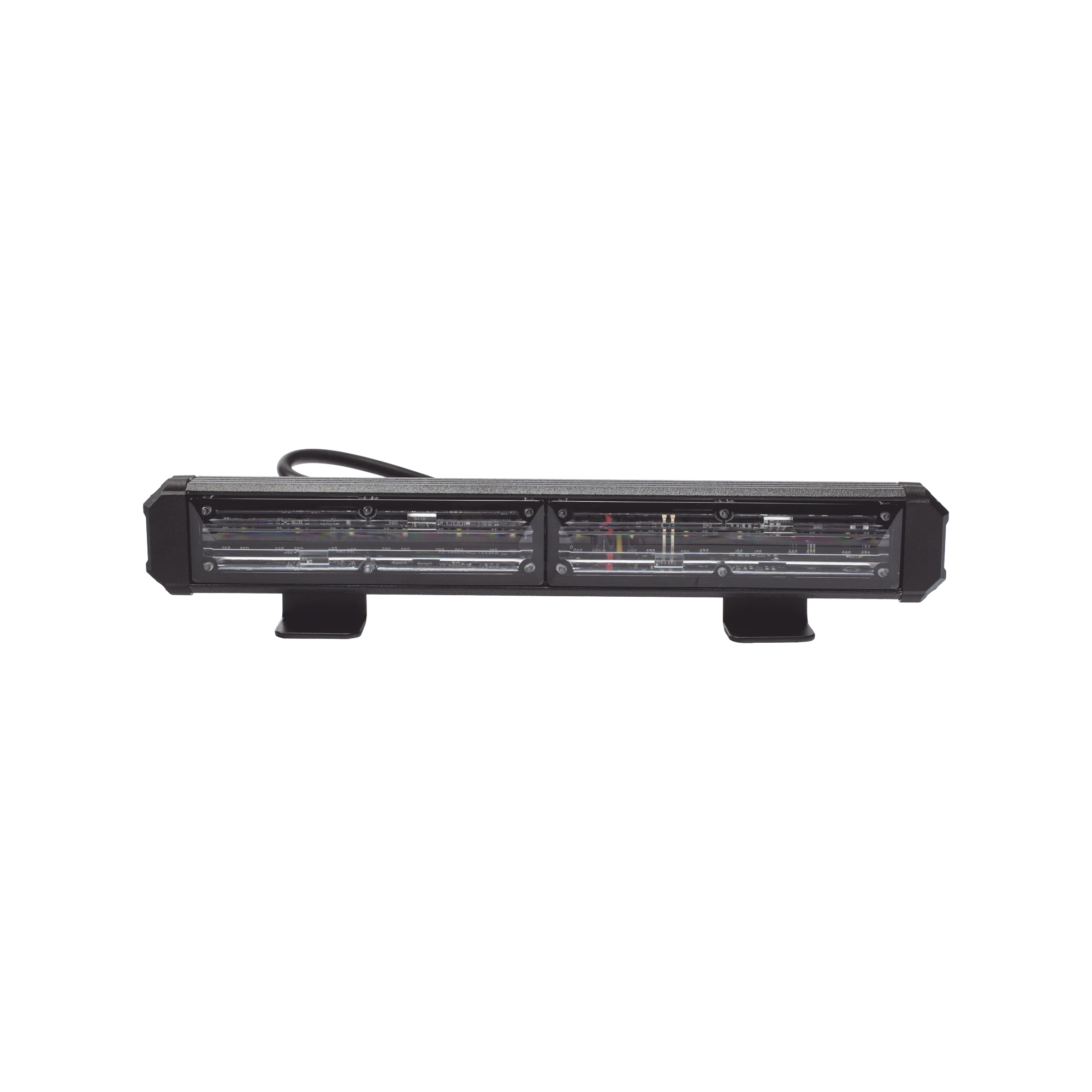BARRA DE LUZ DE ADVERTENCIA, 2 MÓDULOS DE 6 LED, 11 PULGADAS CLARA-Barras Directoras de Tráfico Vehiculares-EPCOM INDUSTRIAL SIGNALING-Bsai Seguridad & Controles