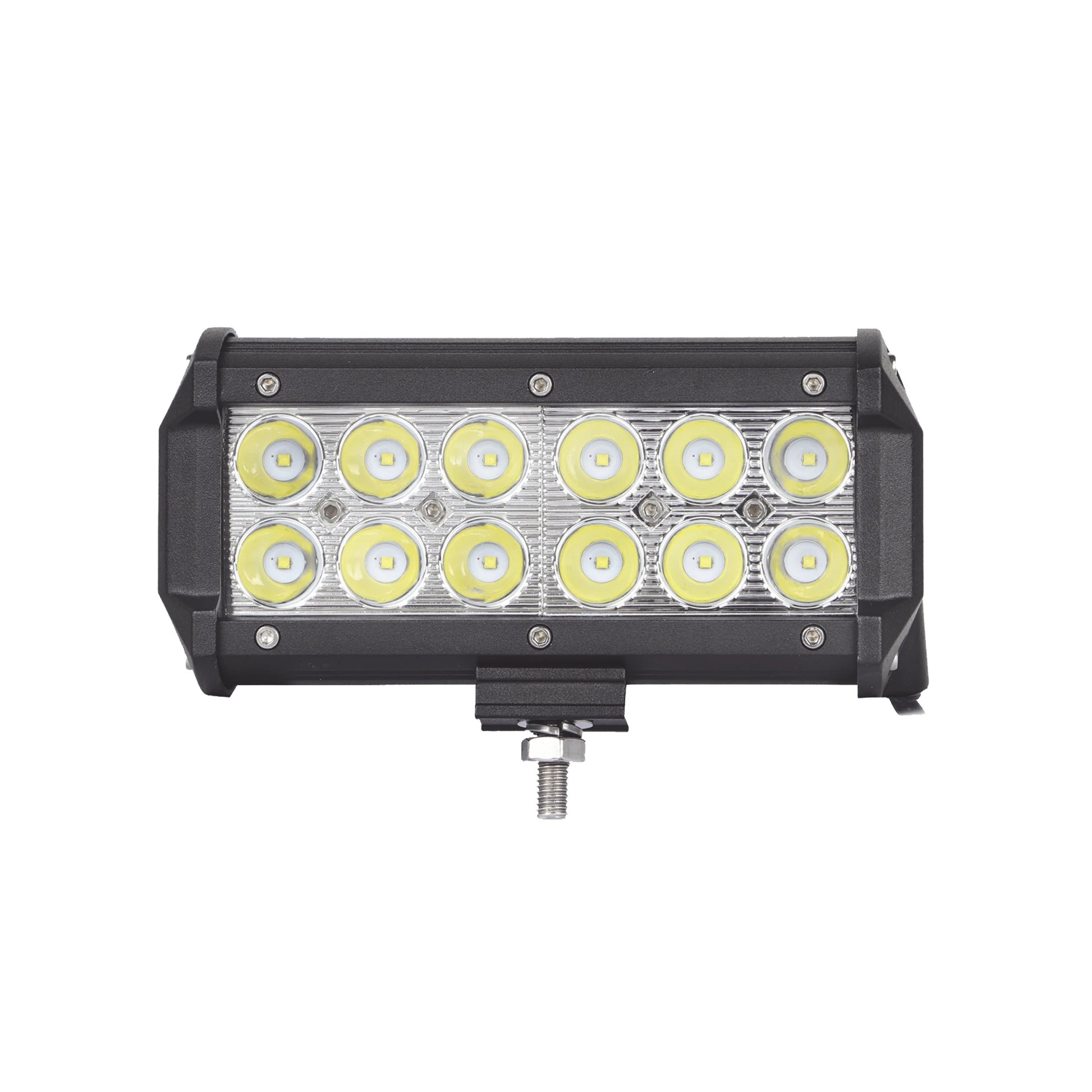 BARRA DE LUZ DE TRABAJO ULTRA BRILLANTE, IP67, 6.5 PULGADAS, 12 LED, 18 WATTS, 10-30 VCD-Luces Perimetrales-EPCOM INDUSTRIAL SIGNALING-Bsai Seguridad & Controles