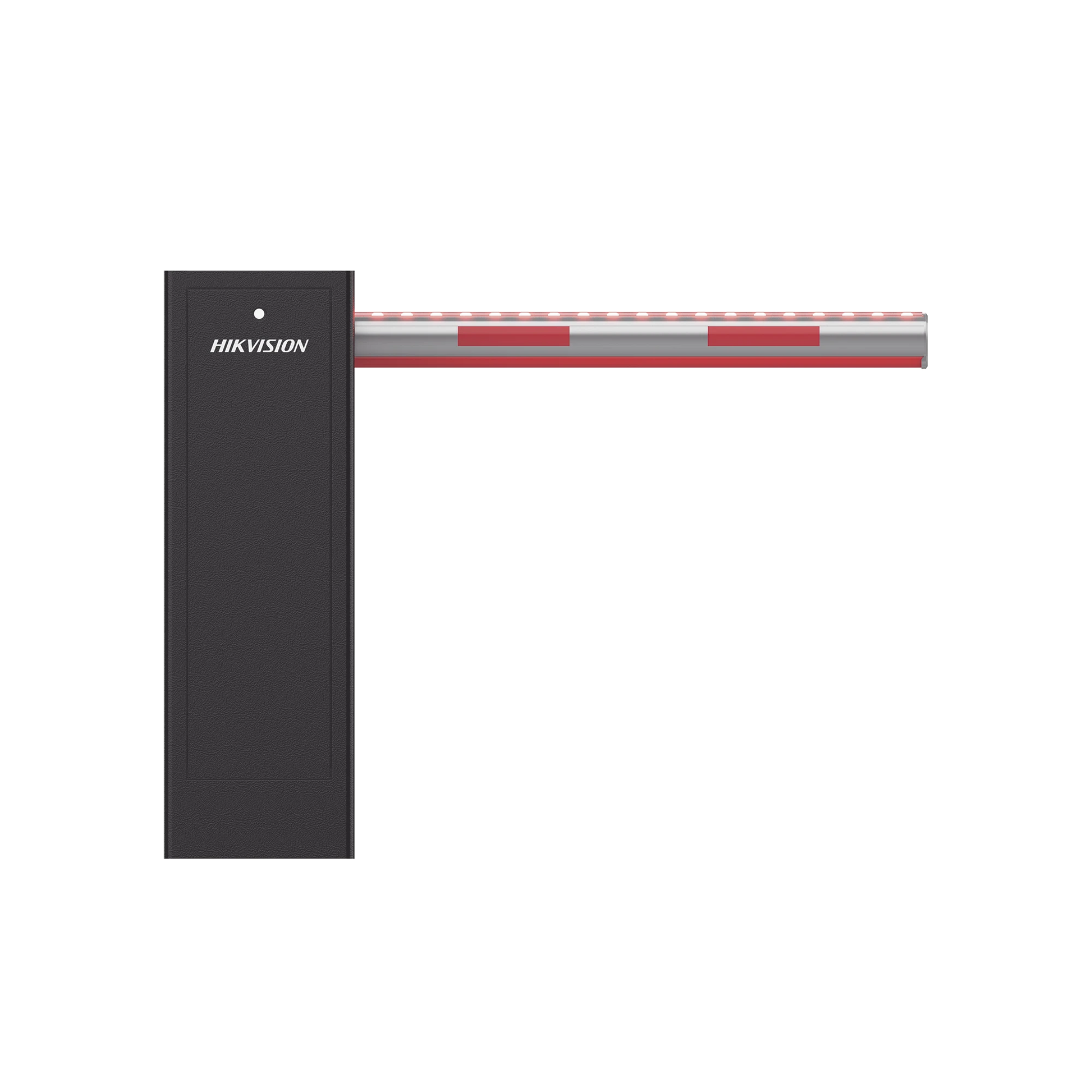 BARRERA VEHICULAR DERECHA / BRAZO CON ILUMINACIÓN LED ROJO/VERDE DE 4 MTS INCLUIDO / 3 SEG PARA APERTURA / CIERRE AUTOMÁTICO CON TIEMPO CONFIGURABLE / 5,000,000 MCBF / COMPATIBLE CON CUALQUIER CONTROL DE ACCESO-Acceso Vehicular-HIKVISION-Bsai Seguridad & Controles