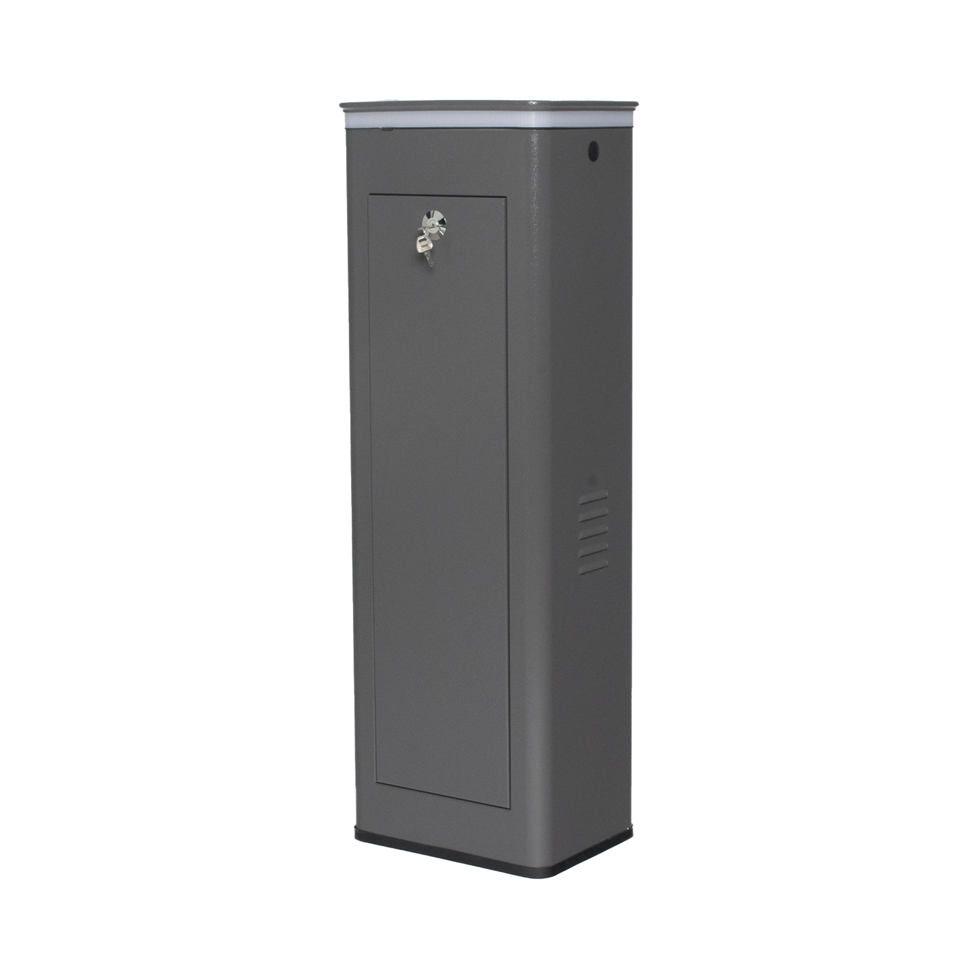 BARRERA VEHICULAR DERECHA / SOPORTA BRAZO ARTICULADO DE HASTA 4 METROS / FINAL DE CARRERA AJUSTABLE POR PROGRAMACIÓN / TIEMPO DE APERTURA DE 3 SEGUNDOS / CON CORONA SEMAFORIZADA-Acceso Vehicular-ACCESSPRO-Bsai Seguridad & Controles