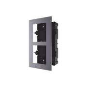 BASE DE 2 ESPACIOS PARA EMPOTRAR MÓDULOS DE VIDEOPORTEROS HIKVISION-Videoporteros e Interfonos-HIKVISION-Bsai Seguridad & Controles