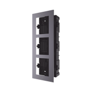 BASE DE 3 ESPACIOS PARA EMPOTRAR MÓDULOS DE VIDEOPORTEROS HIKVISION-Videoporteros e Interfonos-HIKVISION-Bsai Seguridad & Controles