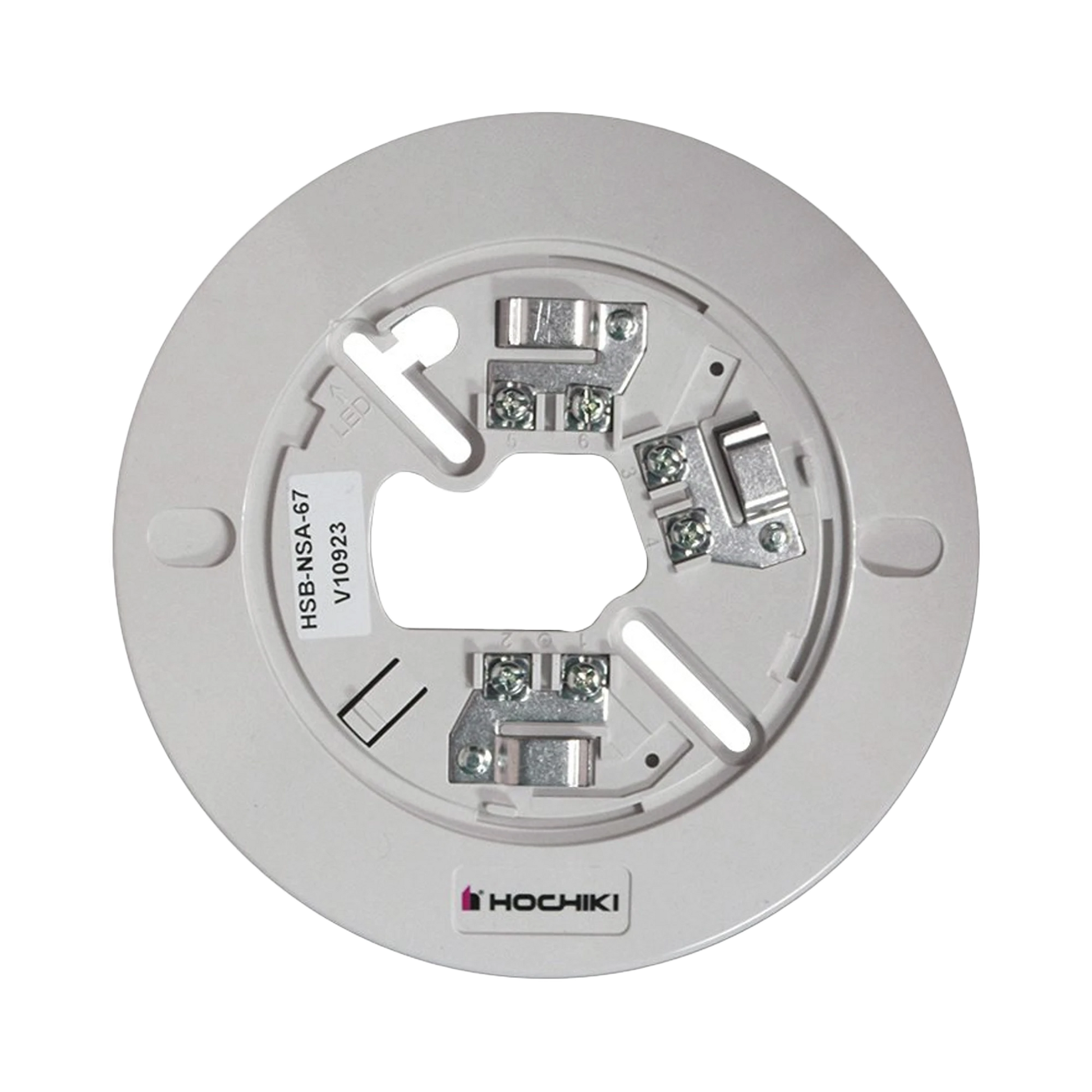 BASE DE 6" COLOR HUESO PARA SENSORES ANÁLOGOS DIRECCIONALES HOCHIKI (0300-06820) 7TH EDICIÓN-Accesorios y Dispositivos Direccionables-HOCHIKI-Bsai Seguridad & Controles