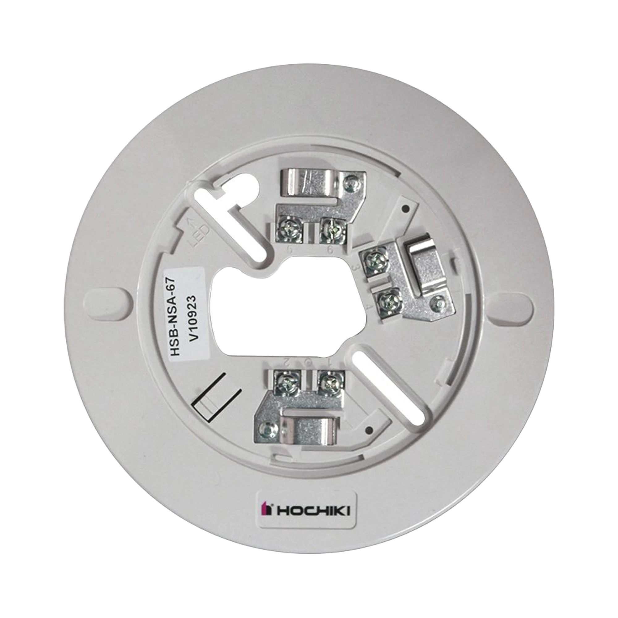 BASE DE 6" COLOR HUESO PARA SENSORES ANÁLOGOS DIRECCIONALES HOCHIKI (0300-06820) 7TH EDICIÓN-Accesorios y Dispositivos Direccionables-HOCHIKI-Bsai Seguridad & Controles