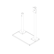 BASE DE DEMOSTRACIÓN PARA ANTENA FORCE Y CÁMARA HIKVISION.-Accesorios Videovigilancia-EPCOM INDUSTRIAL-Bsai Seguridad & Controles