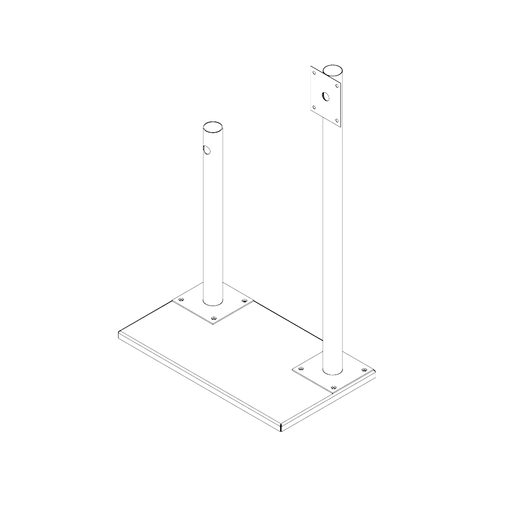 BASE DE DEMOSTRACIÓN PARA ANTENA FORCE Y CÁMARA HIKVISION.-Accesorios Videovigilancia-EPCOM INDUSTRIAL-EXPO-BASE-CAM-Bsai Seguridad & Controles