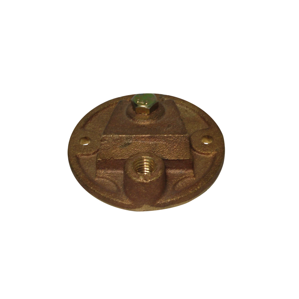 BASE REDONDA PARA PARARRAYO DE PUNTA MACIZA-Accesorios para Instalacion Tierra Fisica y Pararrayos-TOTAL GROUND-Bsai Seguridad & Controles