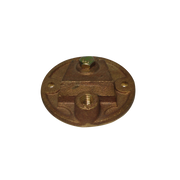 BASE REDONDA PARA PARARRAYO DE PUNTA MACIZA-Accesorios para Instalacion Tierra Fisica y Pararrayos-TOTAL GROUND-Bsai Seguridad & Controles