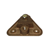 BASE TRIANGULAR PARA PUNTA PARARRAYO MACIZA.-Accesorios para Instalacion Tierra Fisica y Pararrayos-TOTAL GROUND-Bsai Seguridad & Controles
