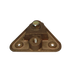 BASE TRIANGULAR PARA PUNTA PARARRAYO MACIZA.-Accesorios para Instalacion Tierra Fisica y Pararrayos-TOTAL GROUND-Bsai Seguridad & Controles