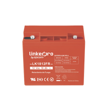 BATERÍA 12 VCC / 18 AH / UL / TECNOLOGÍA AGM-VRLA / RETARDANTE A LA FLAMA / PARA USO EN EQUIPO ELECTRÓNICO, ALARMAS DE INTRUSIÓN / INCENDIO/ CONTROL DE ACCESO / VIDEO VIGILANCIA / TERMINALES F1 Y F2.-Fuentes de Alimentación-LINKEDPRO BY EPCOM-Bsai Seguridad & Controles