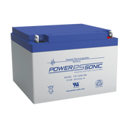 BATERÍA 12V, 26AH, PARA RESPALDO, TECNOLOGÍAS AGM/VRLA, 5 AÑOS VIDA ÚTIL, TERMINALES NB2, RECONOCIDA UL-Energía-POWER SONIC-PS-12260-NB2-Bsai Seguridad & Controles