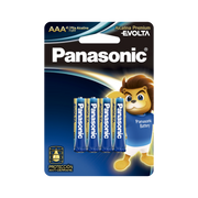 BATERÍA ALCALINA AAA 1.5V EVOLTA / NO RECARGABLE / PAQUETE DE 4 BATERÍAS-Energía-PANASONIC-Bsai Seguridad & Controles
