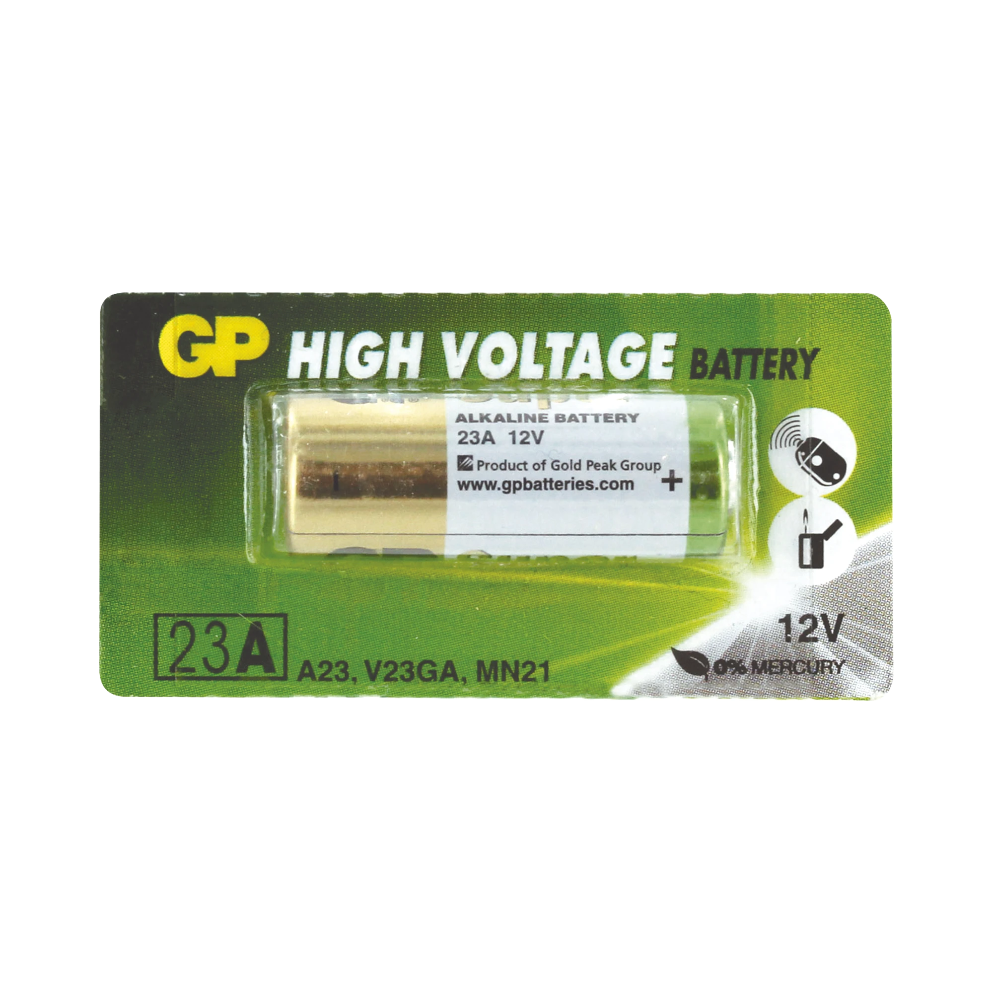 BATERIA ALCALINA GP GOLD PEAK 12 V @ 23 AH ( NO RECARGABLE )-Baterías-SYSCOM PARTS-Bsai Seguridad & Controles