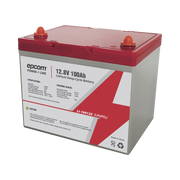BATERÍA DE LITIO CICLO PROFUNDO 12.8 VCD 100AH (LIFEPO4)-Baterías-EPCOM-Bsai Seguridad & Controles
