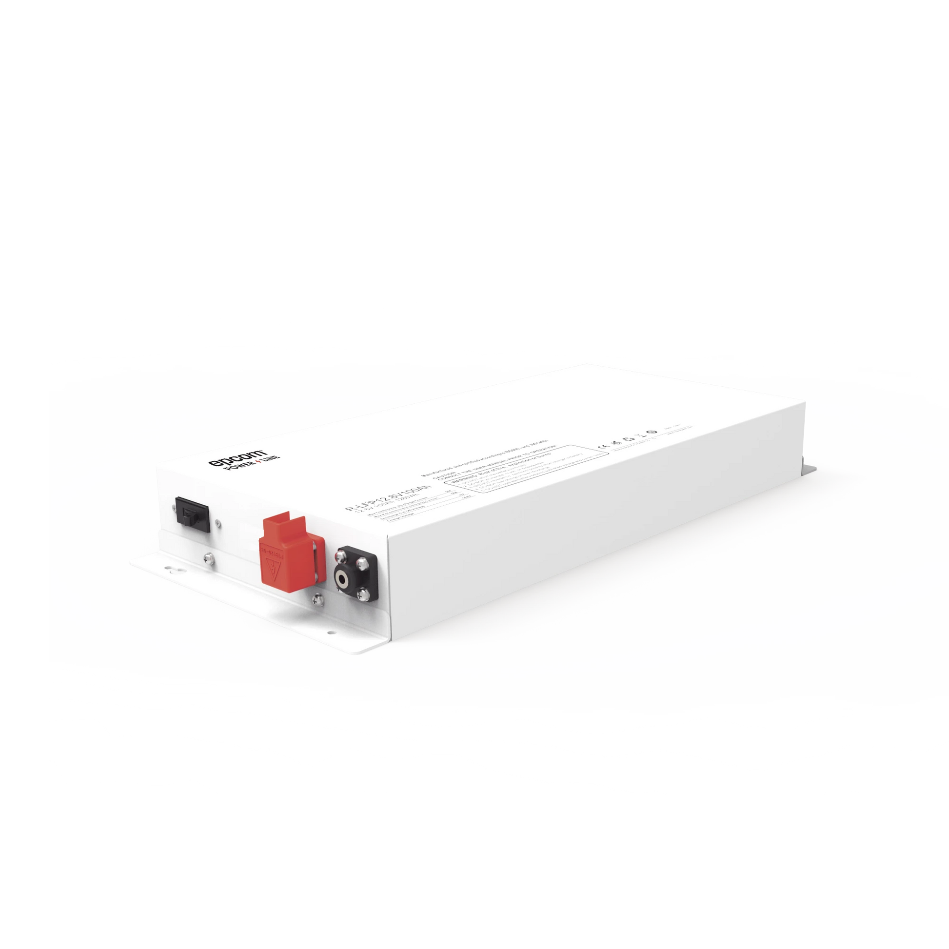 BATERÍA DE LITIO CICLO PROFUNDO, 12.8 VCC 100AH LIFEPO4 CASE METÁLICO , SOLAR, MÁXIMO 80 A DE DESCARGA-Energía-EPCOM POWER LINE BY RITAR-RLFP128100A-Bsai Seguridad & Controles