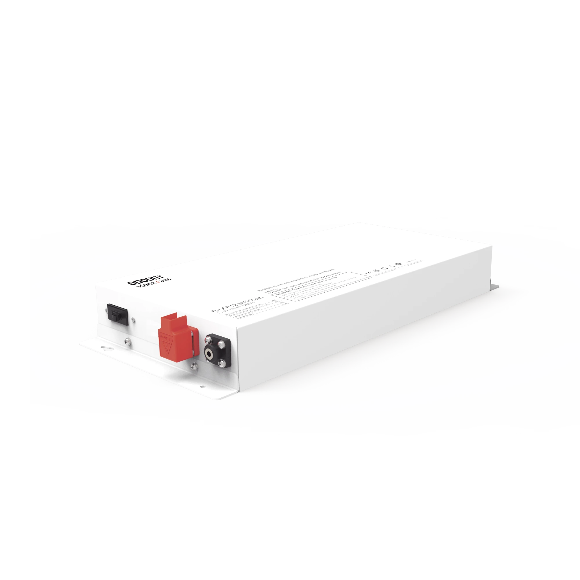 BATERÍA DE LITIO CICLO PROFUNDO, 12.8 VCC 100AH LIFEPO4 CASE METÁLICO , SOLAR, MÁXIMO 80 A DE DESCARGA-Energía-EPCOM POWER LINE BY RITAR-RLFP128100A-Bsai Seguridad & Controles