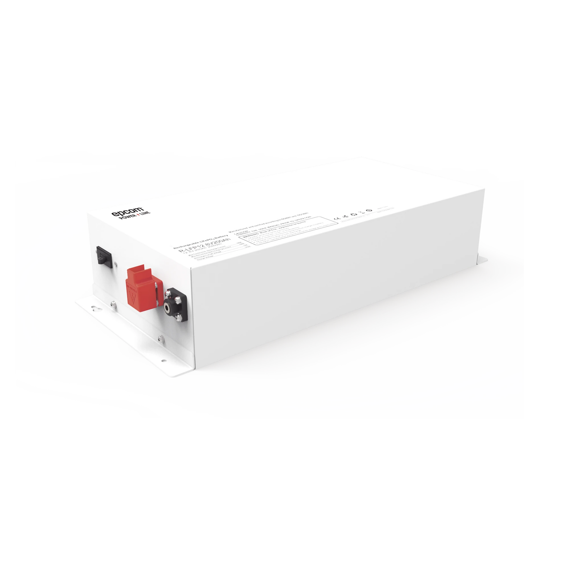 BATERÍA DE LITIO CICLO PROFUNDO, 12.8 VCC 200AH (LIFEPO4 CASE METALICO), SOLAR, , MÁXIMO 100 A DE DESCARGA-Energía-EPCOM POWER LINE BY RITAR-RLFP128200A-Bsai Seguridad & Controles