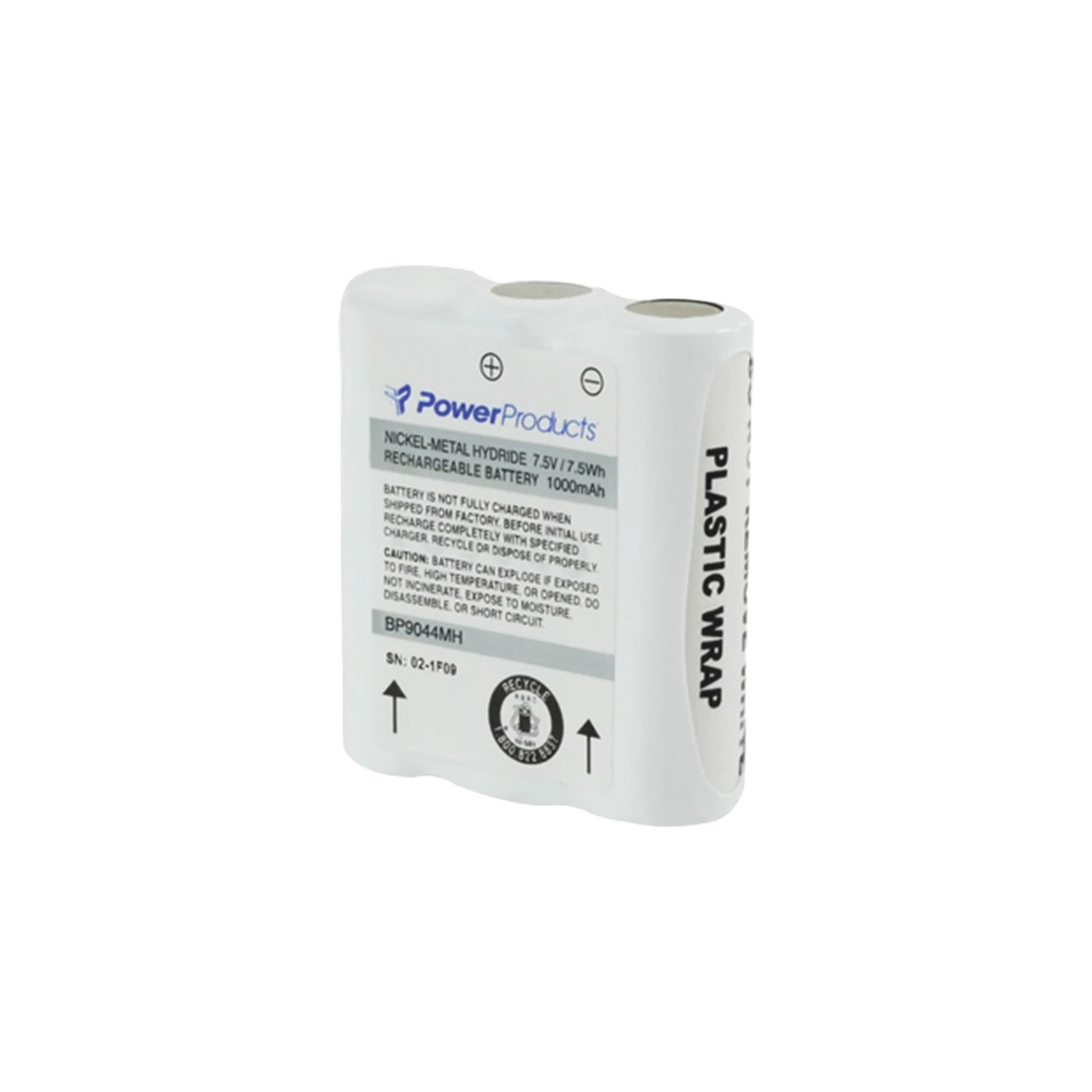 BATERÍA DE NI-MH, 1000 MAH 7.5 V PARA RADIOS MOTOROLA SP10, SP50, P10, P50+, HT10, SPIRIT M SERIES-Accesorios para Motorola-POWER PRODUCTS-Bsai Seguridad & Controles