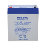BATERÍA DE RESPALDO EPCOM POWER LINE 4.5 AH-PL-4.5-12-Baterías-EPCOM POWERLINE-Bsai Seguridad & Controles