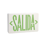 LETRERO LED DE SALIDA UNIVERSAL CON ALTO BRILLO/USO EN PARED, LATERAL O TECHO/BATERÍA DE RESPALDO INCLUIDA-Lamparas de Emergencia-SFIRE-Bsai Seguridad & Controles