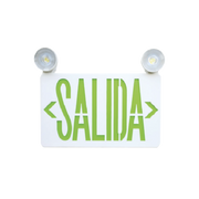 LETRERO LED DE SALIDA CON LUZ DE EMERGENCIA/MONTAJE UNIVERSAL (PARED, LATERAL O TECHO)/BATERÍA DE RESPALDO INCLUIDA-Lámparas / Iluminadores IR-SFIRE-Bsai Seguridad & Controles