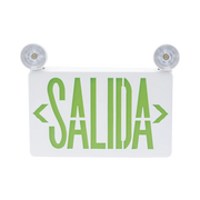 LETRERO LED DE SALIDA CON LUZ DE EMERGENCIA/MONTAJE UNIVERSAL (PARED, LATERAL O TECHO)/BATERÍA DE RESPALDO INCLUIDA-Lámparas / Iluminadores IR-SFIRE-Bsai Seguridad & Controles