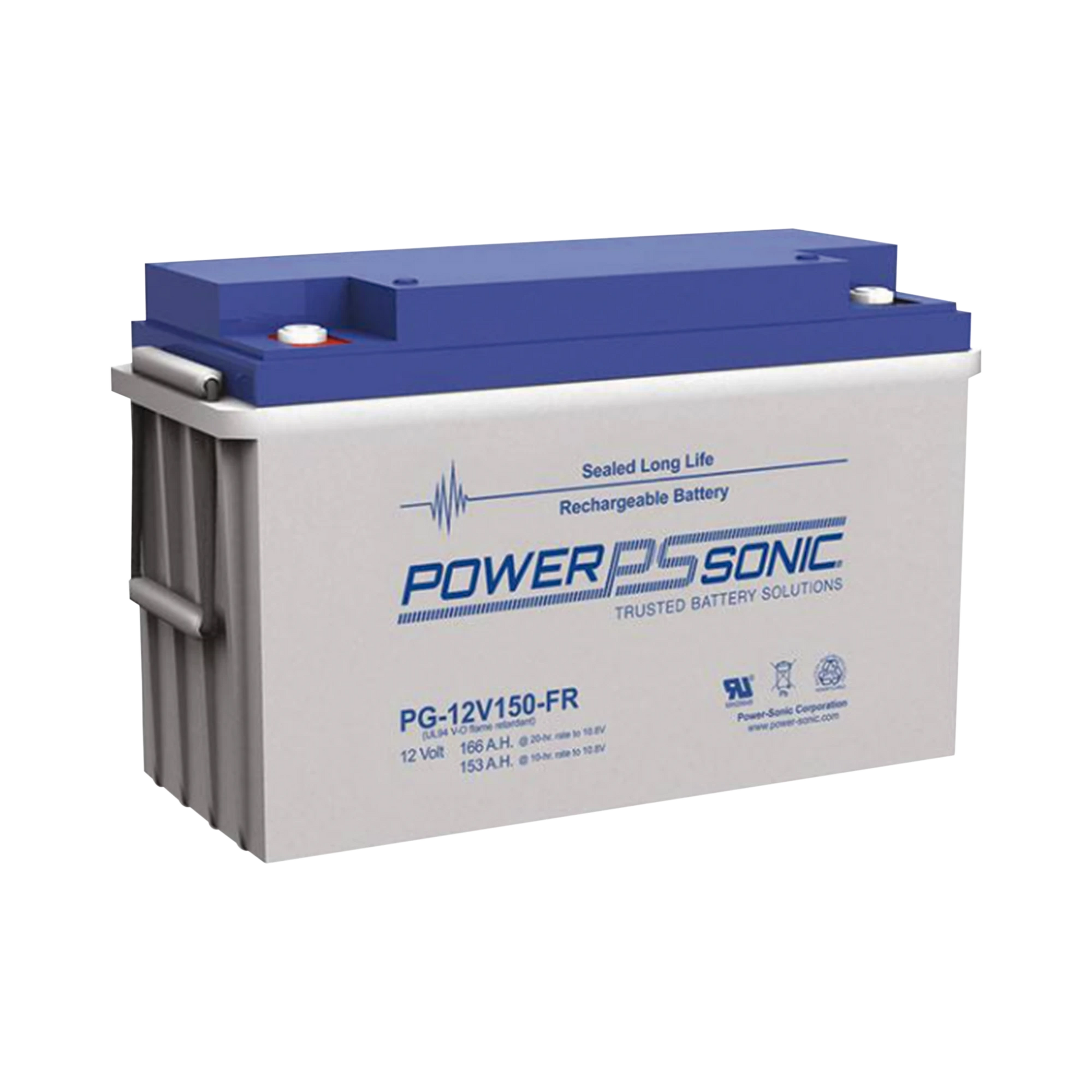 BATERÍA DE RESPALDO UL DE 12V 154AH, IDEAL PARA SISTEMAS DE DETECCIÓN DE INCENDIO, CONTROL DE ACCESO, INTRUSIÓN, VIDEOVIGILANCIA Y ENERGÍA SOLAR-Baterías-POWER SONIC-Bsai Seguridad & Controles