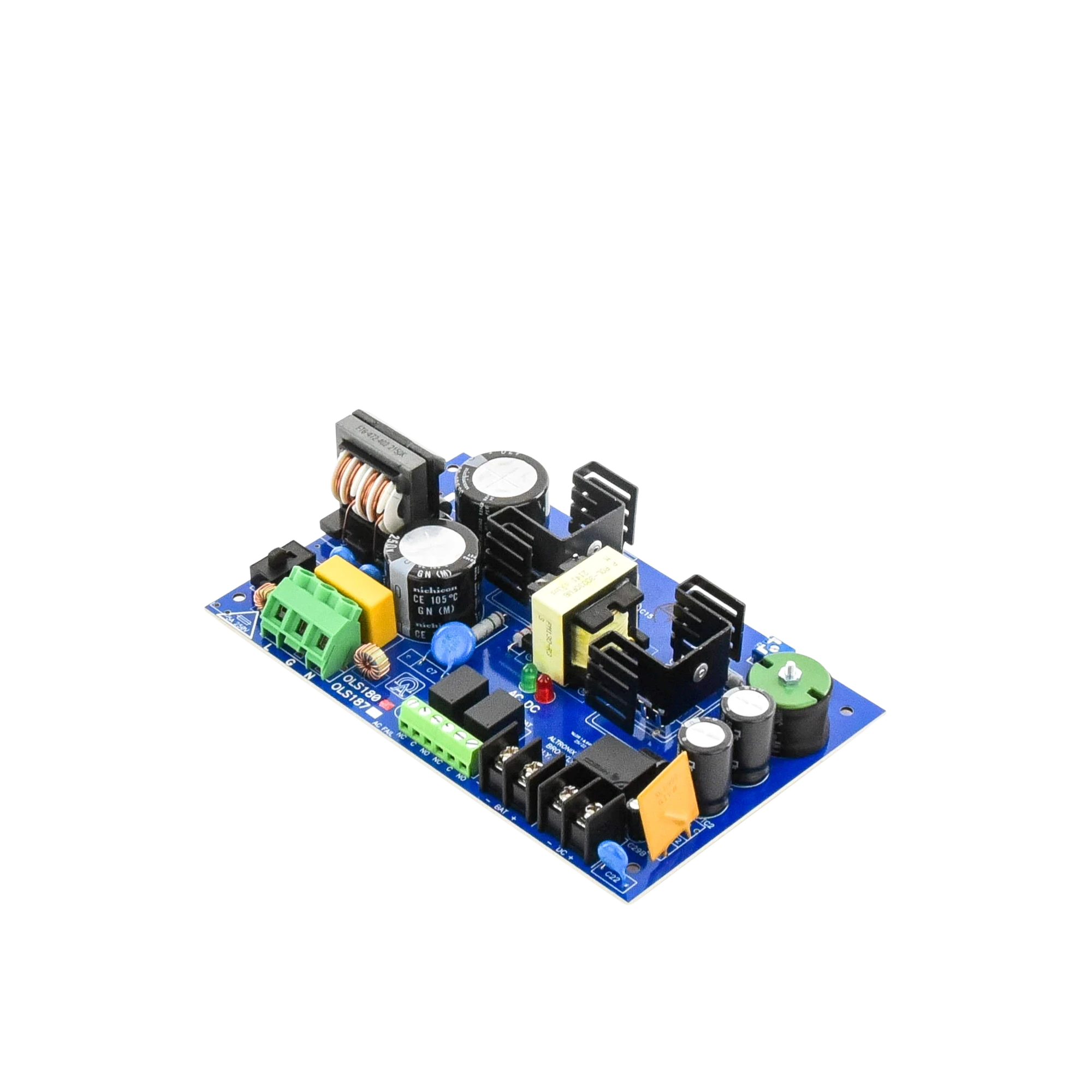 12 O 24 VCC @ 6 A / FUENTE TIPO TARJETA / 1 SALIDA / CAPACIDAD DE BATERÍA / BATERÍA NO INCLUIDA.-Fuentes de Poder-ALTRONIX-Bsai Seguridad & Controles