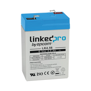 BATERÍA 6 VCC / 4.5 AH / UL / TECNOLOGÍA AGM-VRLA / PARA USO EN EQUIPO ELECTRÓNICO, ALARMAS DE INTRUSIÓN / INCENDIO/ CONTROL DE ACCESO / VIDEO VIGILANCIA / TERMINALES F1 ( INCLUYE ADAPTADOR PARA TERMINAL F2 ) Y F2.-Energía-LINKEDPRO BY EPCOM-Bsai Seguridad & Controles