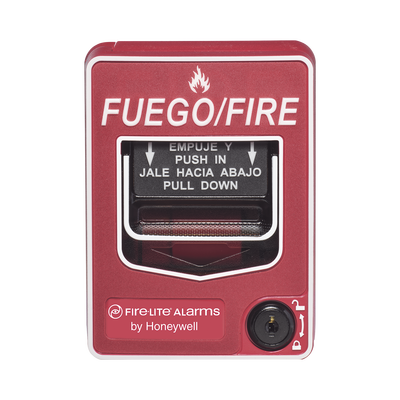 FIRE-LITE BG12-LX-SP - ESTACIÓN MANUAL DE INCENDIO / DIRECCIONABLE / DOBLE ACCIÓN / TEXTO EN ESPAÑOL / MONTAJE SUPERFICI