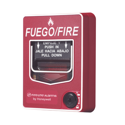 FIRE-LITE BG12-LX-SP - ESTACIÓN MANUAL DE INCENDIO / DIRECCIONABLE / DOBLE ACCIÓN / TEXTO EN ESPAÑOL / MONTAJE SUPERFICI