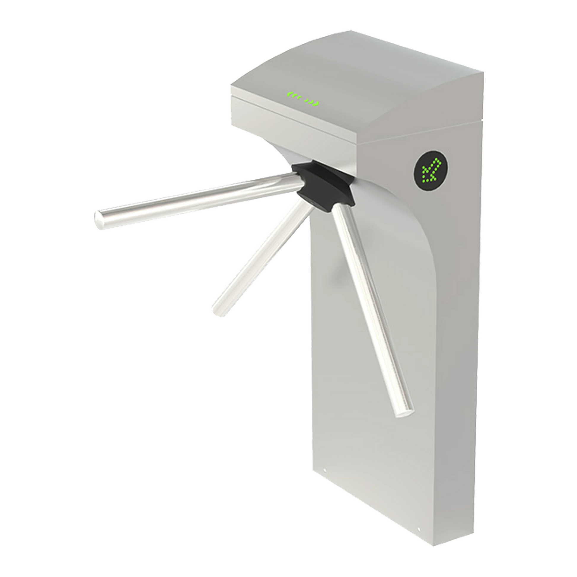 TORNIQUETE DE MEDIO CUERPO / ACABADO EN ACERO INOXIDABLE / LUZ INDICADORA SUPERIOR / BIDIRECCIONAL-Torniquetes y Puertas de Cortesía-CAME-Bsai Seguridad & Controles