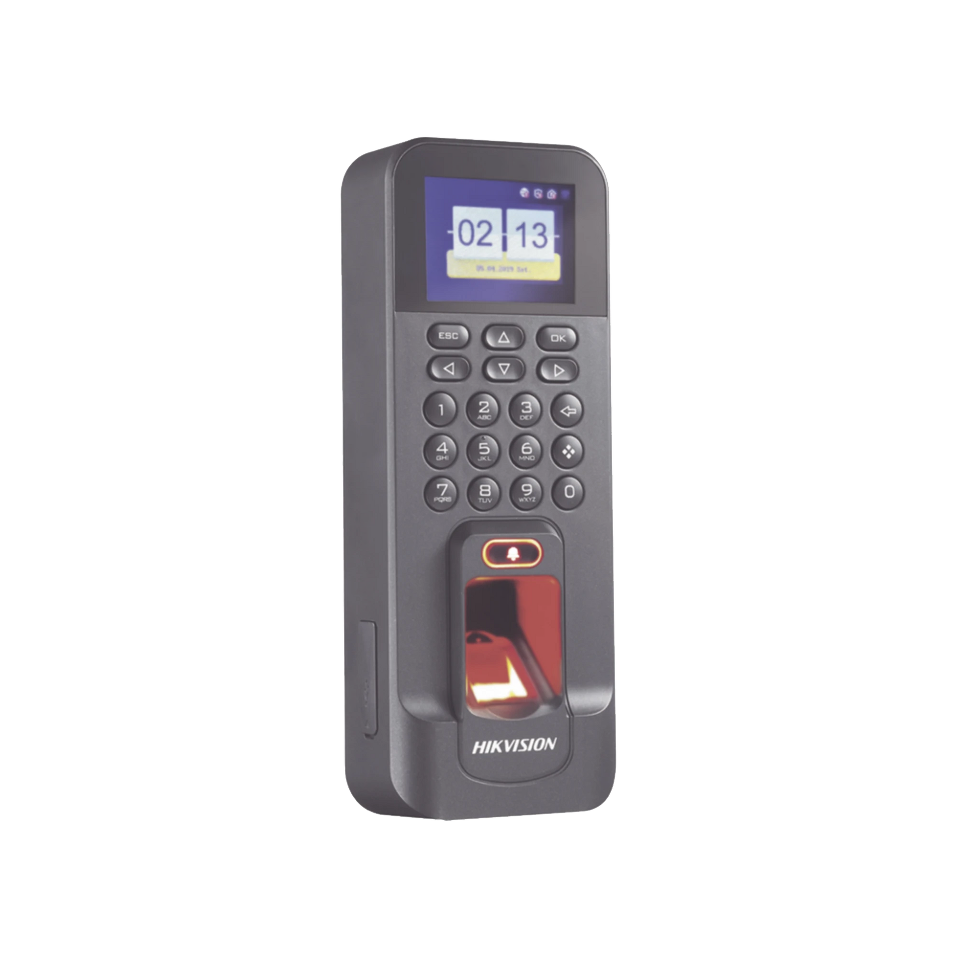 BIOMÉTRICO WIFI DE ACCESO Y ASISTENCIA COMPATIBLE CON APP HIK-CONNECT (P2P) / SOPORTA BIOMETRICO ESCLAVO RS-485 / LECTURA DE HUELLA Y TARJETAS EM / TCP/IP / 150,000 EVENTOS / RELEVADOR PARA CHAPA Y REPORTES DE ASISTENCIA-Biométricos-HIKVISION-Bsai Seguridad & Controles