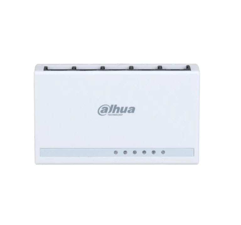 DAHUA PFS3005-5GT-L - SWITCH PARA ESCRITORIO 5 PUERTOS/ GIGABIT ETHERNET/ 10/100/1000/ DISEÑO COMPACTO/ CAPA 2/ SWITCHING 10 GBPS/ VELOCIDAD DE REENVIO DE PAQUETES 7.44 MBPS/ BLANCO-Switches-DAHUA-Bsai Seguridad & Controles