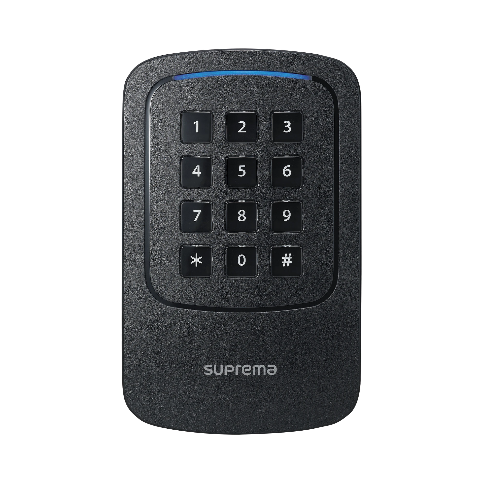 LECTOR CON TECLADO / CONTROLADOR /EXTERIOR/ MULTITECNOLGIA DE TARJETAS /NFC/ BLE-Lectoras y Tarjetas-SUPREMA-Bsai Seguridad & Controles