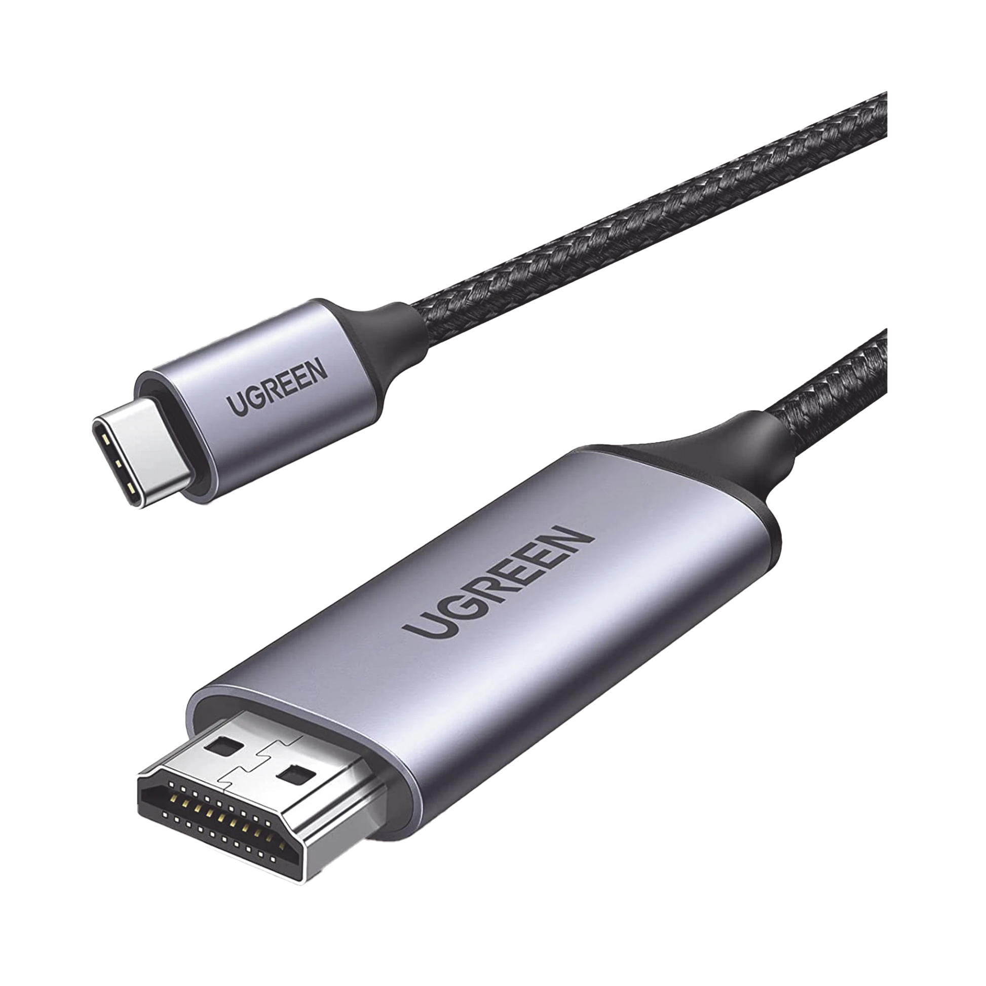CABLE USB-C 3.1 A HDMI 4K / 1.5M / COMPATIBLE CON THUNDERBOLT 3 & 4 / ADAPTADOR TIPO-C A HDMI / 4K@60HZ / SOPORTA MODO ESPEJO Y MODO EXTENDIDO / CARCASA DE ALUMINIO / NYLON TRENZADO / CONECTOR NIQUELADO / BLINDAJE MULTICAPA-Cables y Conectores-UGREEN-Bsai Seguridad & Controles