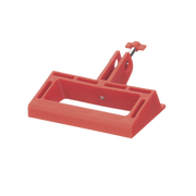BLOQUEADOR LOTO DE MANIJA GRANDE PARA DISYUNTORES DE CAJA MOLDEADA, 2.24" (56.8M) LARGO X 3.75" (95.2MM) ANCHO. COLOR ROJO-Ferreteria-PANDUIT-PSL-CBL-Bsai Seguridad & Controles