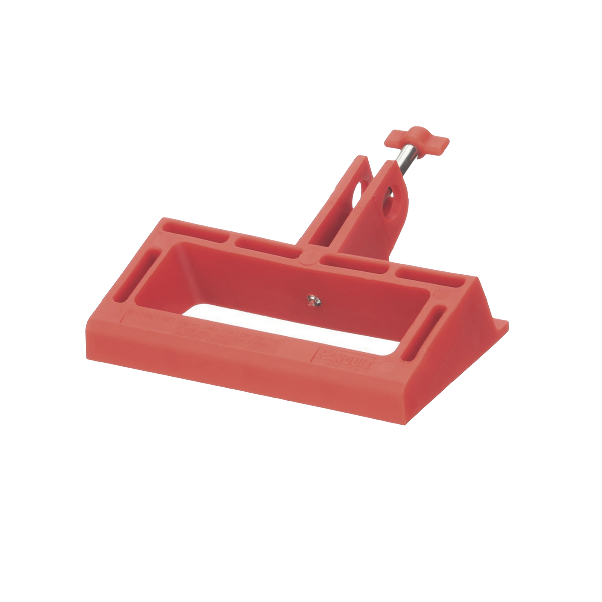 BLOQUEADOR LOTO DE MANIJA GRANDE PARA DISYUNTORES DE CAJA MOLDEADA, 2.24" (56.8M) LARGO X 3.75" (95.2MM) ANCHO. COLOR ROJO-Ferreteria-PANDUIT-PSL-CBL-Bsai Seguridad & Controles