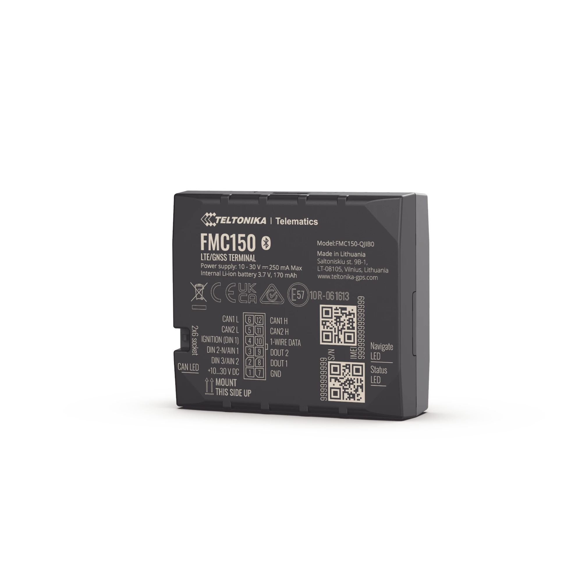 AVANZADO RASTREADOR VEHICULAR (GPS) 4G LTE CAT 1 CON LECTURA CAN / BLUETOOTH Y MÚLTIPLES ENTRADAS Y SALIDAS DIGITALES-IoT, GPS y Telemática-TELTONIKA-Bsai Seguridad & Controles