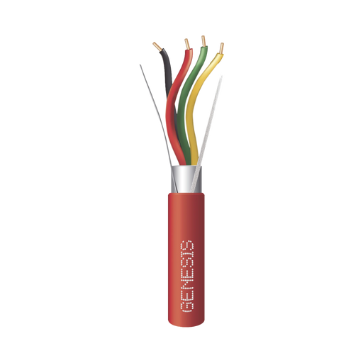 BOBINA DE 152 METROS DE ALAMBRE 4 X 18 AWG, BLINDADO, TIPO FPLR, DE COLOR ROJO, PARA APLICACIONES EN SISTEMAS DE DETECCIÓN DE INCENDIO Y SISTEMAS DE EVACUACIÓN.-Cableado-HONEYWELL HOME RESIDEO-Bsai Seguridad & Controles