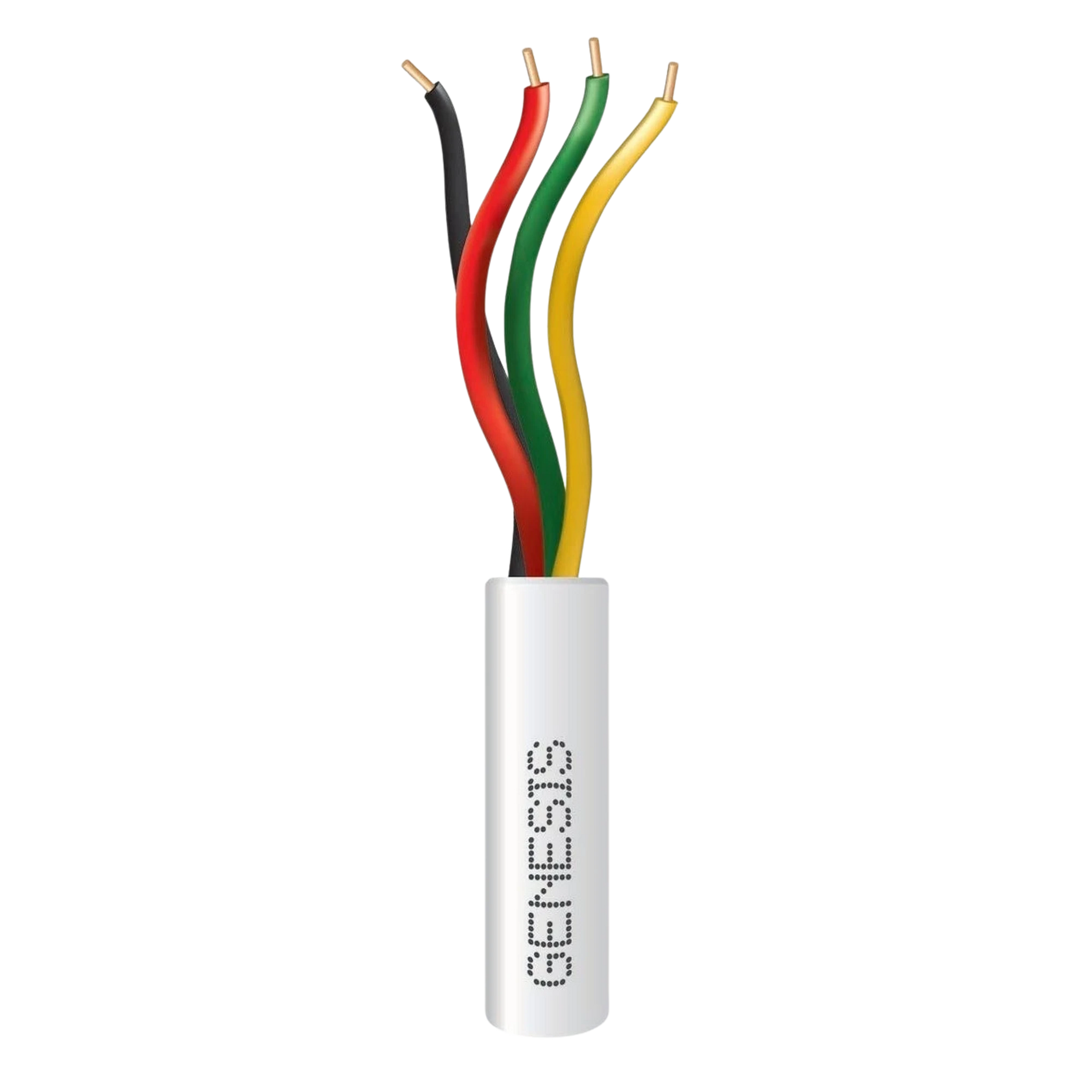 BOBINA DE 305 METROS / ALAMBRE DE COBRE / 4X22 AWG / RISER / PARA INTERIOR / COLOR BLANCO/ PARA APLICACIONES DE ALARMAS DE INTRUSIÓN / SISTEMAS DE AUTOMATIZACIÓN.-Cables-GENESIS-Bsai Seguridad & Controles
