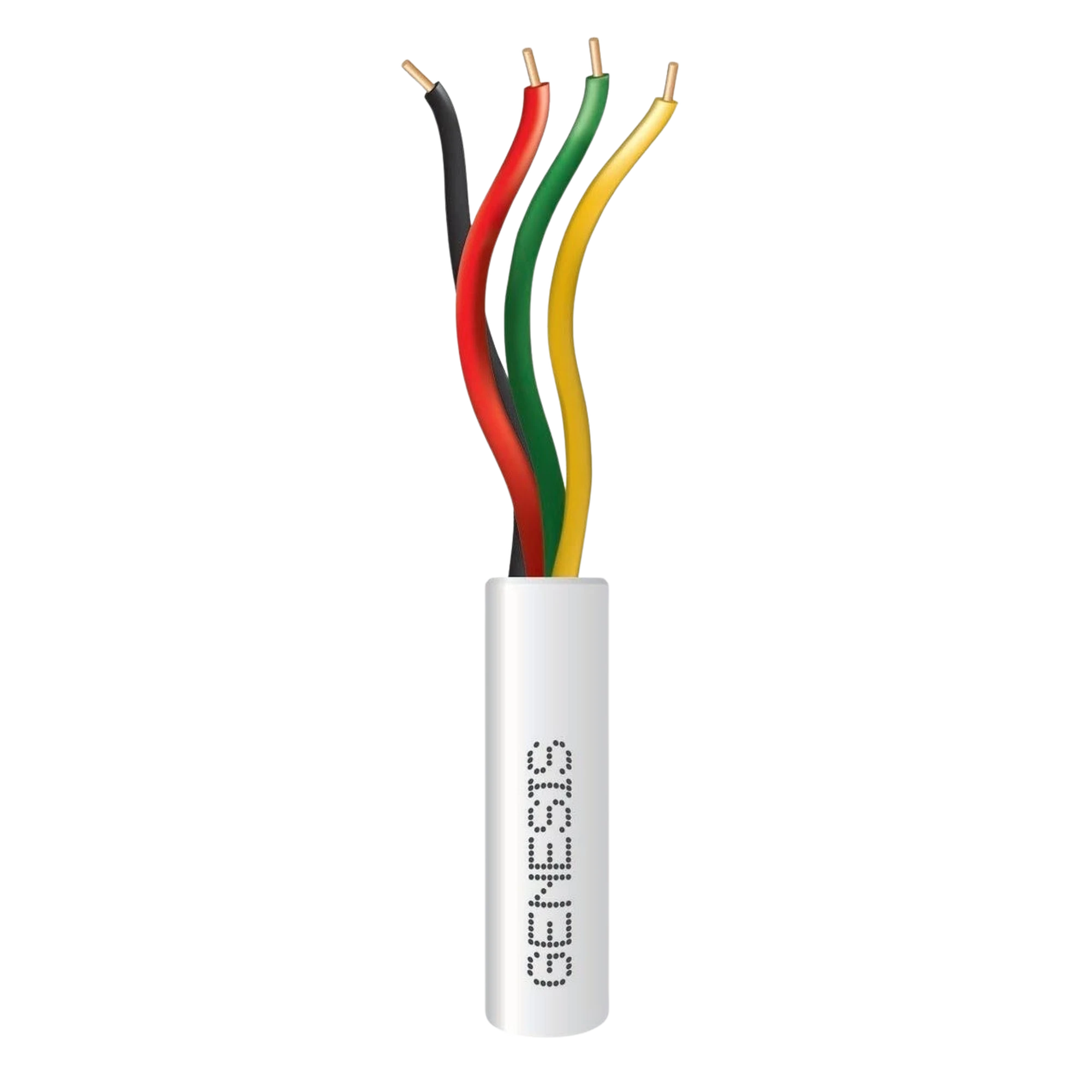 BOBINA DE 305 METROS / ALAMBRE DE COBRE / 4X22 AWG / RISER / PARA INTERIOR / COLOR BLANCO/ PARA APLICACIONES DE ALARMAS DE INTRUSIÓN / SISTEMAS DE AUTOMATIZACIÓN.-Cables-GENESIS-Bsai Seguridad & Controles