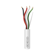 BOBINA DE 305 METROS / CABLE DE COBRE / 4 X 18 AWG / RISER / PARA INTERIOR / COLOR BLANCO / PARA APLICACIONES DE ALARMAS DE INTRUSIÓN/CONTROL DE ACCESO/ AUTOMATIZACIÓN / INTERFONOS Y TV PORTEROS-Cables-GENESIS-Bsai Seguridad & Controles