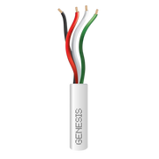 BOBINA DE 305 METROS / CABLE DE COBRE / 4X22 AWG / RISER / PARA INTERIOR / COLOR BLANCO / PARA APLICACIONES DE ALARMAS DE INTRUSIÓN Y AUTOMATIZACIÓN-Cables-GENESIS-Bsai Seguridad & Controles