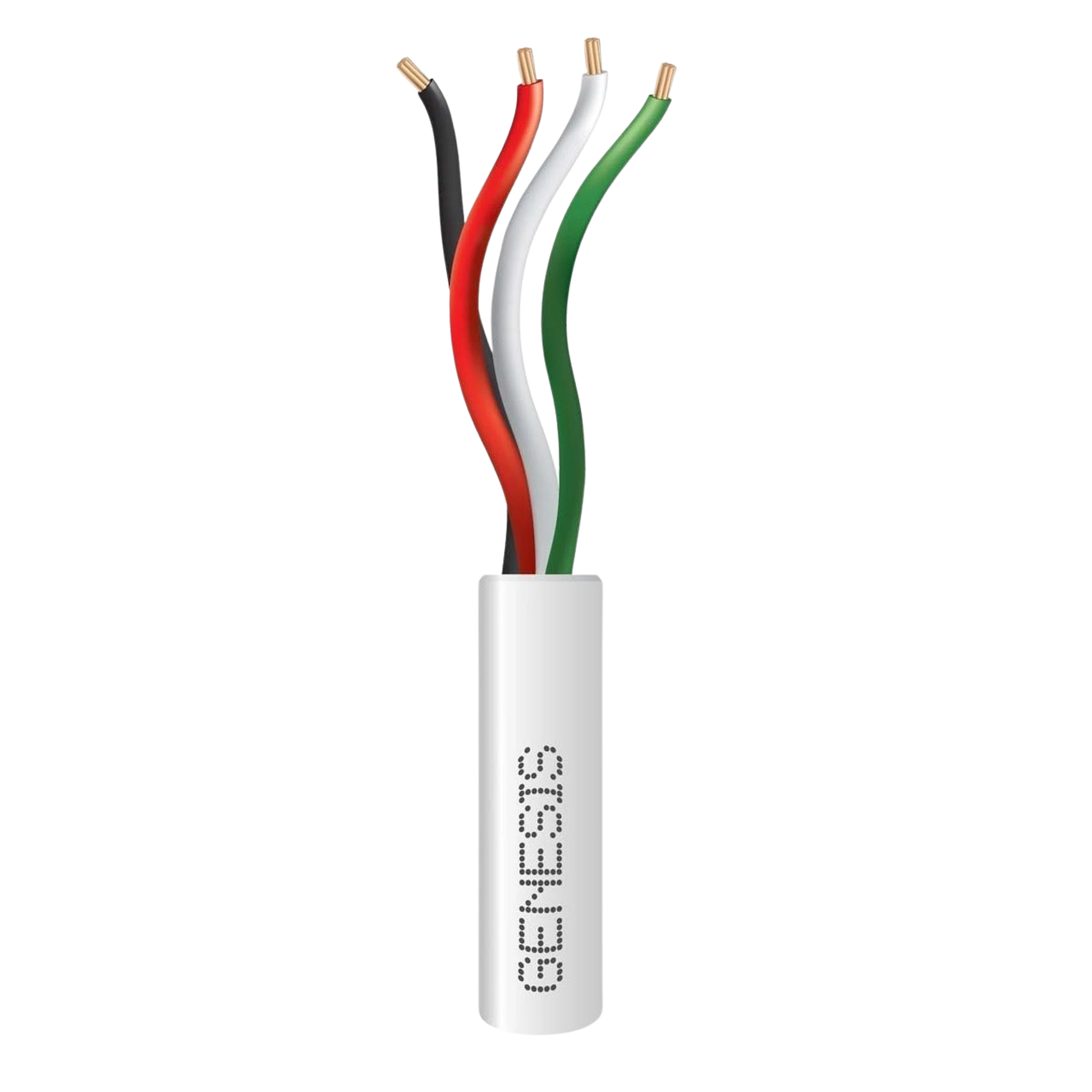 BOBINA DE 305 METROS / CABLE DE COBRE / 4X22 AWG / RISER / PARA INTERIOR / COLOR BLANCO / PARA APLICACIONES DE ALARMAS DE INTRUSIÓN Y AUTOMATIZACIÓN-Cables-GENESIS-Bsai Seguridad & Controles