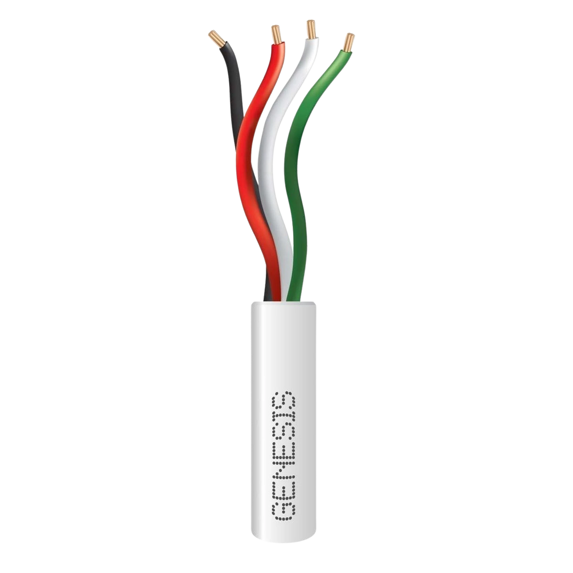 BOBINA DE 305 METROS / CABLE DE COBRE / 4X22 AWG / RISER / PARA INTERIOR / COLOR BLANCO / PARA APLICACIONES DE ALARMAS DE INTRUSIÓN Y AUTOMATIZACIÓN-Cables-GENESIS-Bsai Seguridad & Controles
