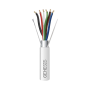 BOBINA DE 305 METROS / CABLE DE COBRE / 6 X 18 AWG / PARA INTERIOR / COLOR BLANCO / BLINDADO / PARA APLICACIONES DE ALARMAS DE INTRUSIÓN/CONTROL DE ACCESO/ AUTOMATIZACIÓN / INTERFONOS Y TV PORTEROS-Cables-GENESIS-3216-1012-Bsai Seguridad & Controles